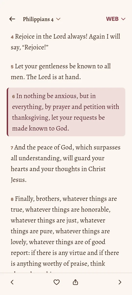 Reading a chapter in Jubilate