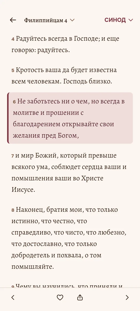 Чтение главы в Jubilate